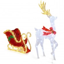 5.4-ft-christmas-decor-lighted-reindeer-santas-sleigh-1